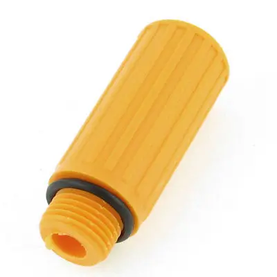 

3/8 PT Male Thread Light Orange Plastic Air Compressor Oil Connector