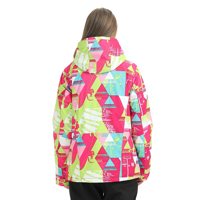 Goexplore ORE/лыжная куртка для девочек; Женская куртка для сноуборда; Водонепроницаемая Теплая Лыжная куртка; зимняя спортивная одежда для активного отдыха