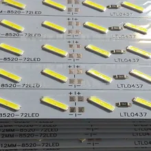 Светодиодный 8520 жесткая полоса 100 см 72 светодиодный s 12 В люмен 38-44 лм светодиодный полоса бар 100 м/катушка SAMSUNG чипы