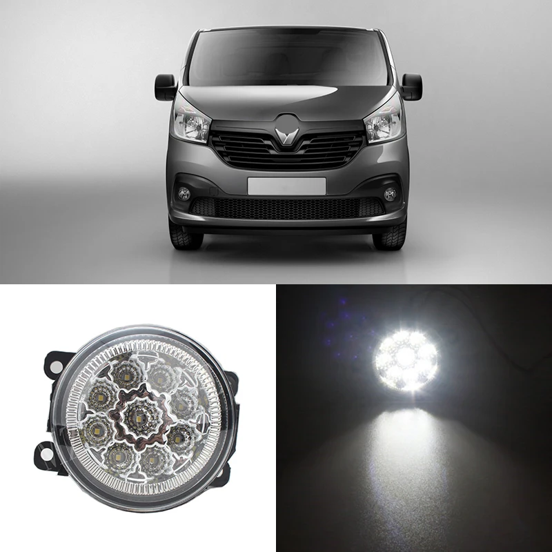 

Car Styling 2pcs/set Fog Lights For Renault TRAFIC 2/II Bus JL 2001-2015 Front Bumper LED High Brightness Fog Lamps