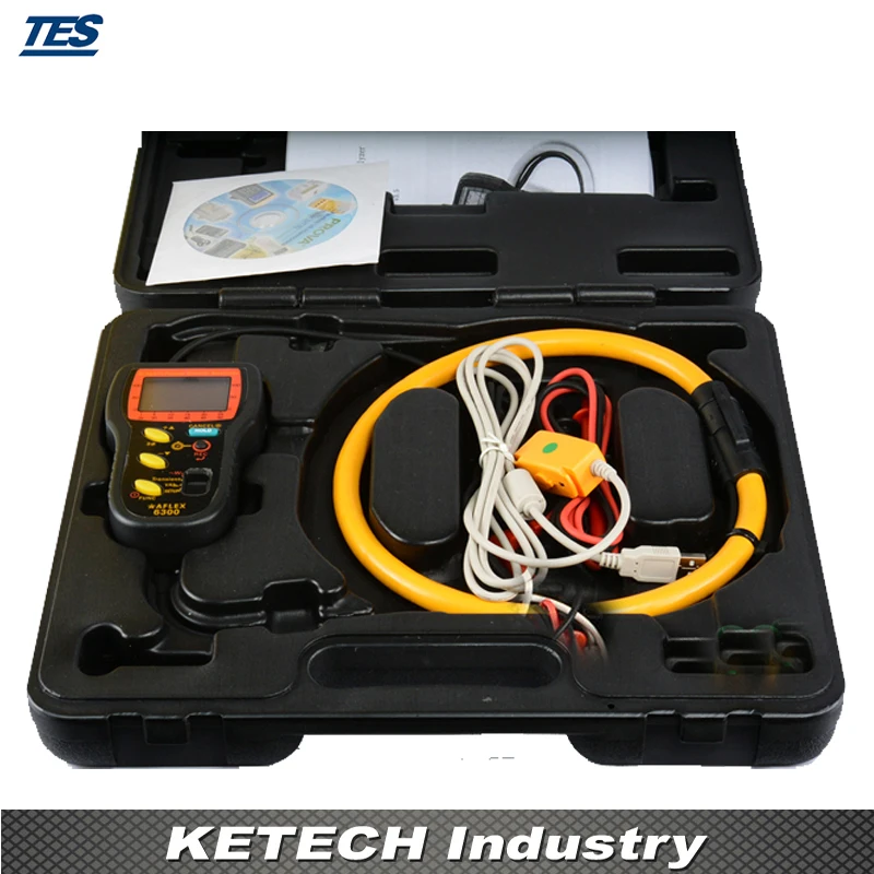 Графический Анализатор качества мощности/анализатор мощности TES AFLEX6300|power