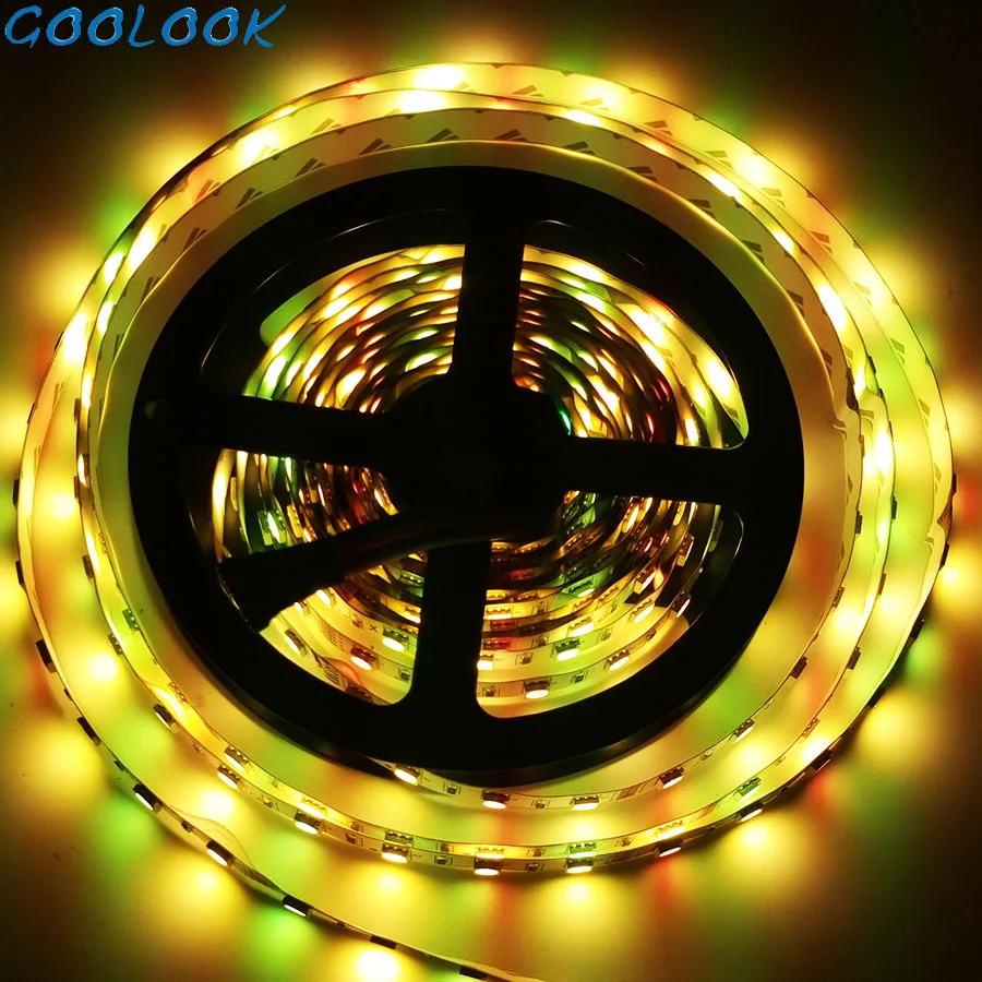 

5m 5050 60leds/m SMD RGB LED Strip Light RGBW led lighting Flexible led tape diode ribbon DC 12V Most beautiful home lamp