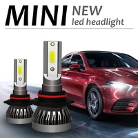 led פנסים פנסים 2pcs רכב מיני נורות LED פנס מנורה H1 LED H8 H11 פנסים קיט 9005 HB3 9006 HB4 6000K Fog Light 36W 8000LM 12V LED Lamp (5)
