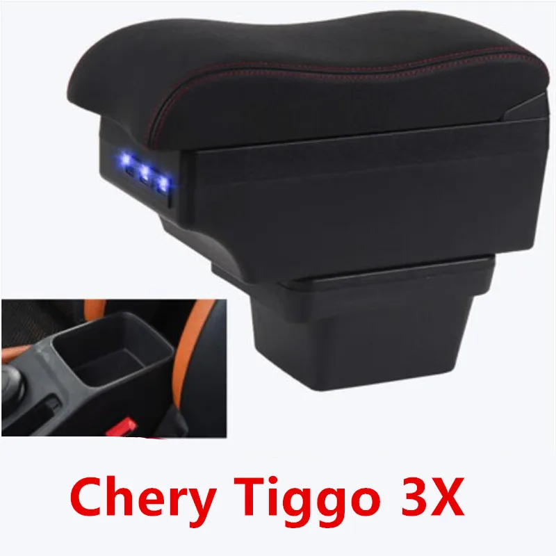 

For Chery Tiggo 3X armrest box central Store content box With USB interface