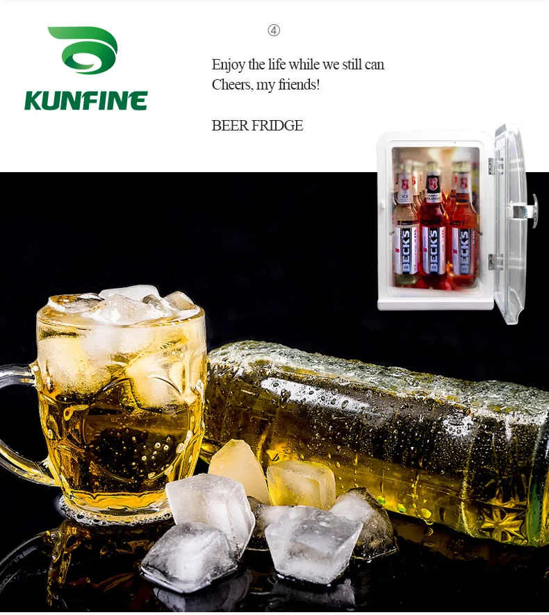 KUNFINE DC 12V24V 110-240V AC Car Refrigerator Multi-Function Fridge Compressor Vehicel Protable Refrigerator Freezer Cooler PN-15-1 (5)