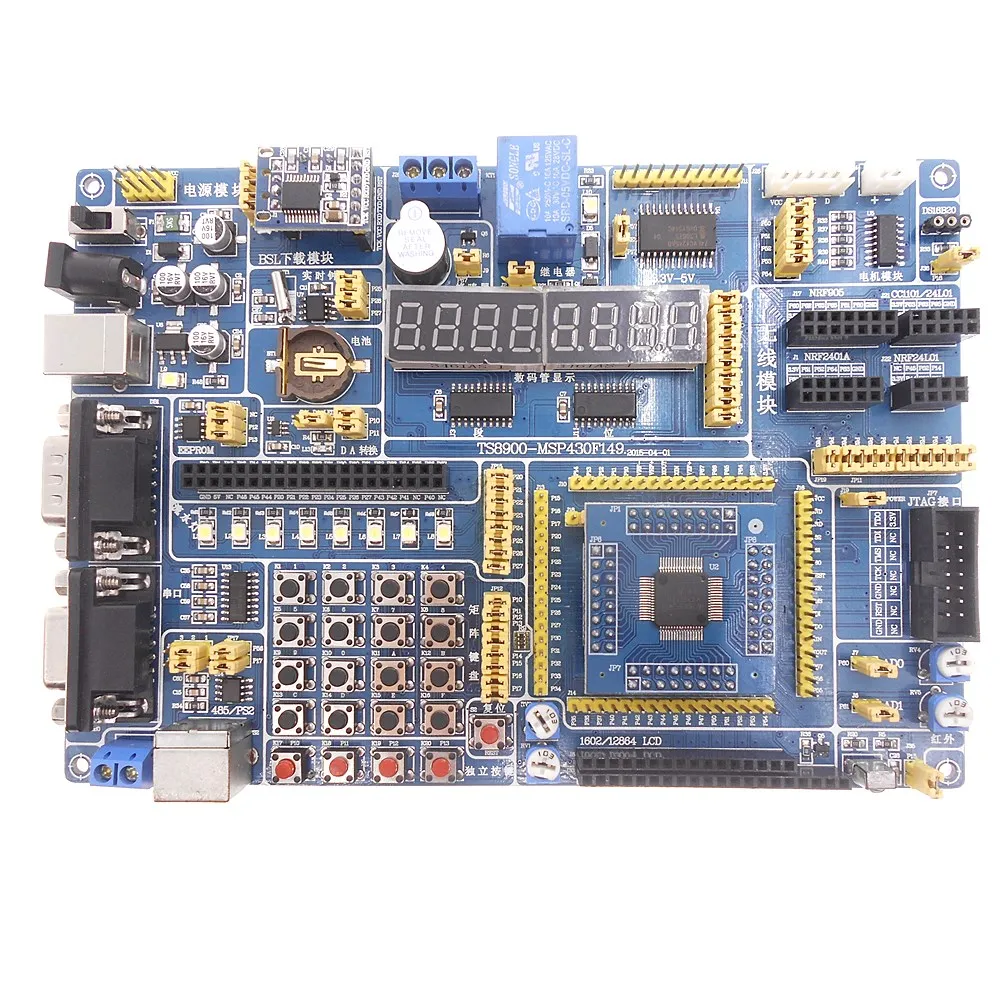 MSP430F149 MCU макетная плата/MSP430 макетная плата бортовой USB Тип загрузчик