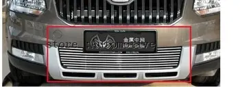 

TOP Quality Stainless steel Car front bumper Mesh Grille Around Trim Racing Grills Fit For Skoda Yeti 2014 2015