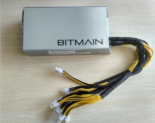 Бесплатная доставка оригинальный источник питания Bitmain 1600 Вт 6PIN * 10 Antminer APW3 + 12 BITMAIN