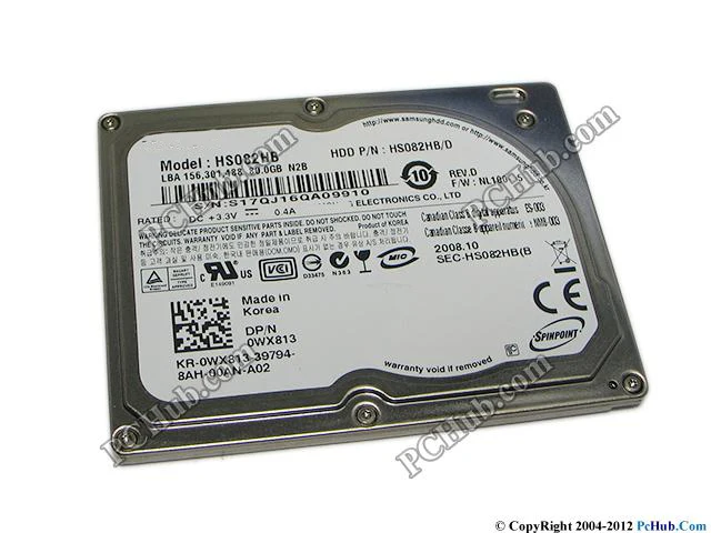 Жесткий диск 1," CE/ZIF 80 Гб HS082HB для macbook air A1237 MB003 hp MINI IPOD CLASSIC HDD Замена HS08YHA HS06THB