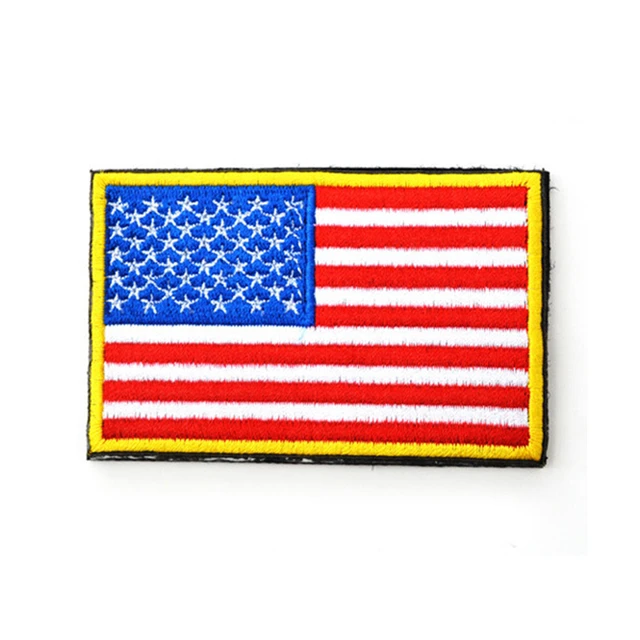 Patches Sticker American Flag  American Flag Iron Patches - Flag  Embroidery Patch - Aliexpress