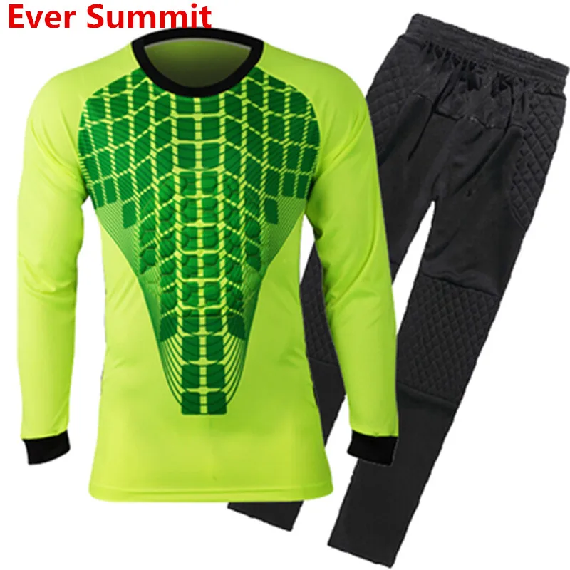 Ever Summit вратарь футбол, трикотажные комплекты для тренировок Porteros ropa футбол рубашки Стиль 0004 дети взрослый Neuer настроить