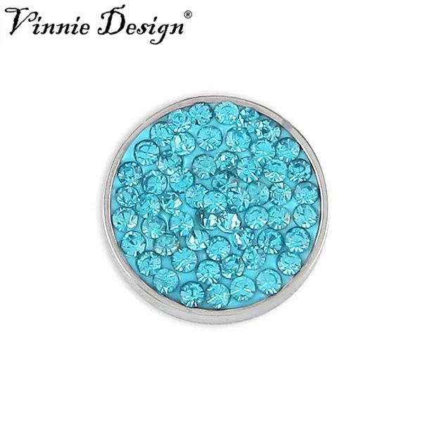 Vinnie Design joyería 12mm cristal magnético Moneda de moda cambiar pulsera y collar Acero inoxidable 1 unids