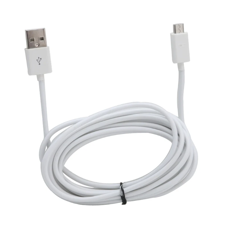3M Белый USB 10 футов зарядный кабель микро шнур питания для PS4 контроллера