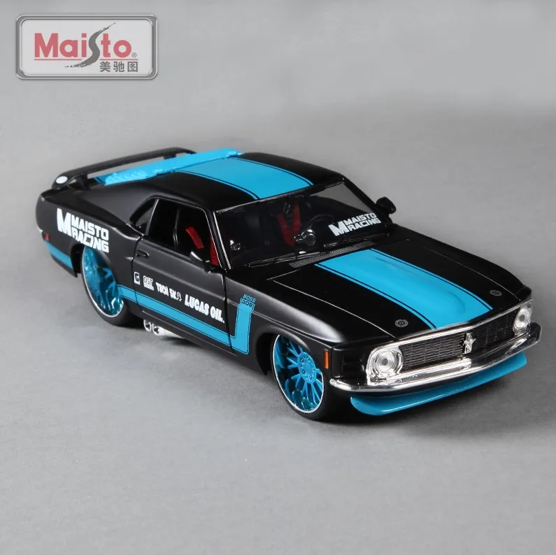 Maisto 1:24 Scale Alloy Model Toy Gifts of 1970 Ford Mustang BOSS 302 Muscle Car
