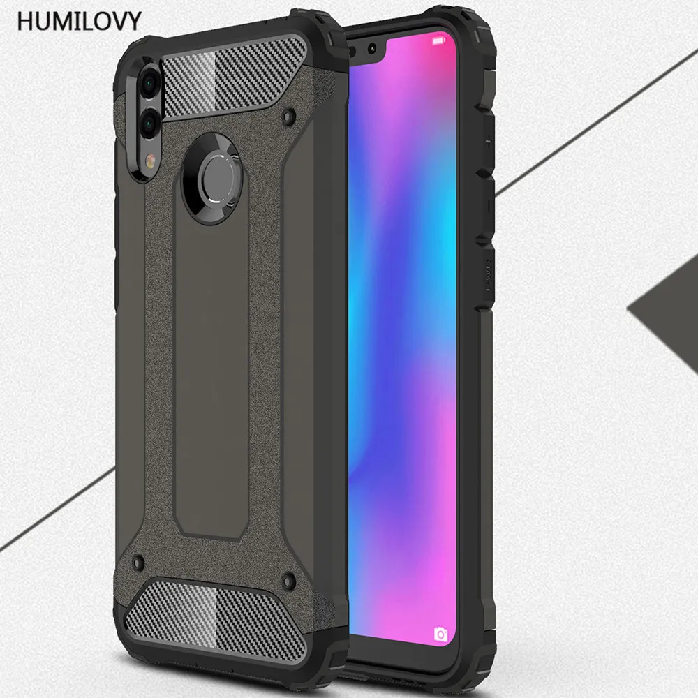 

For Huawei Honor 8C Case Silicone Rubber Armor Protective Shell Hard Phone Case For Huawei Honor 8C Cover For Huawei Honor 8C