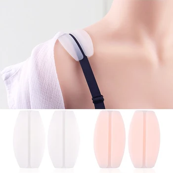 

Hot women Silicone Shoulder Pad Soft Bra Strap Holder Non Slip Cushions High Quality