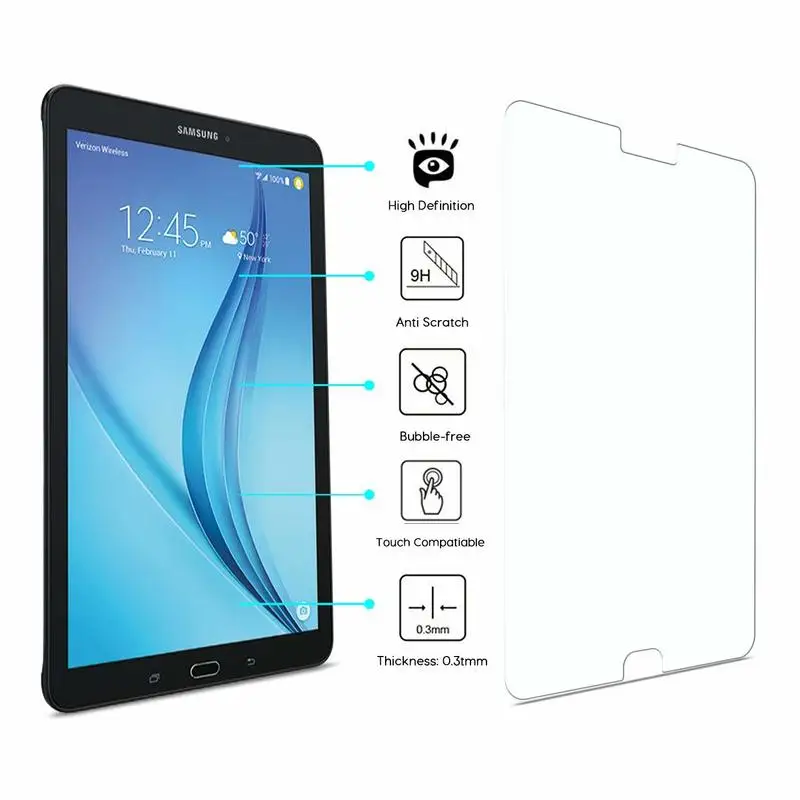 Закаленное Стекло для samsung Galaxy Tab E 8,0 SM-T377V T375P T375 T377 Экран протектор Tab E 9,6 дюймов SM-T560 T561 планшет Стекло