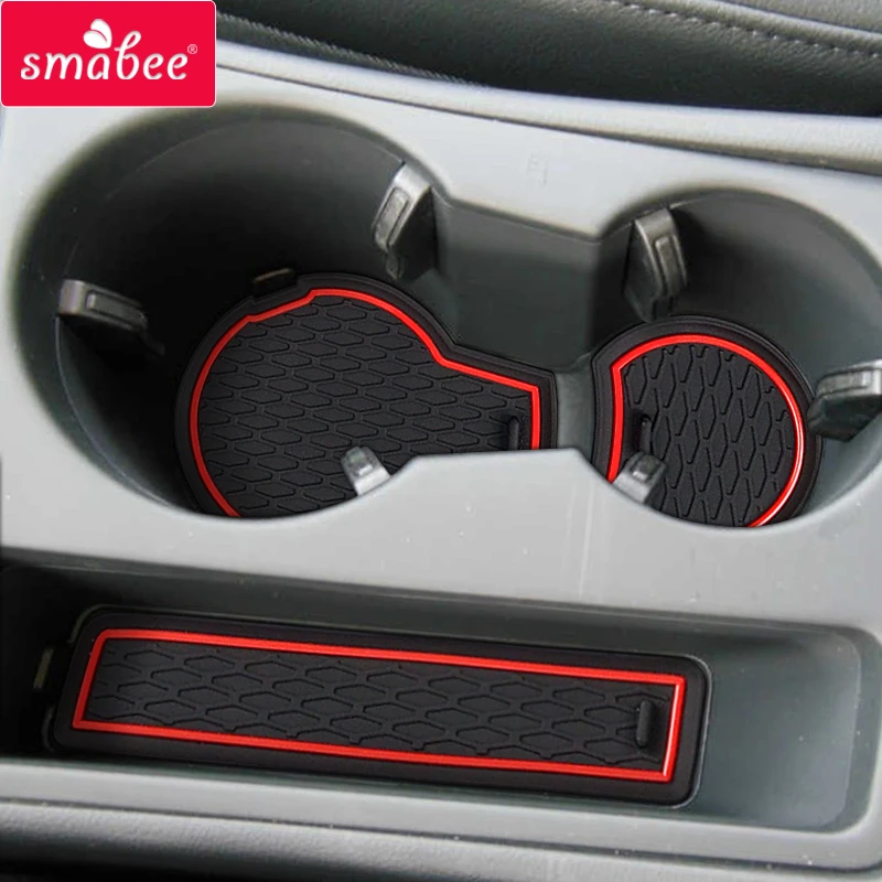 Smabee слот для ворот коврик Audi A4 B8 2008 ~ 2015 RS4 S4 S line RS 4 подстаканники Нескользящие