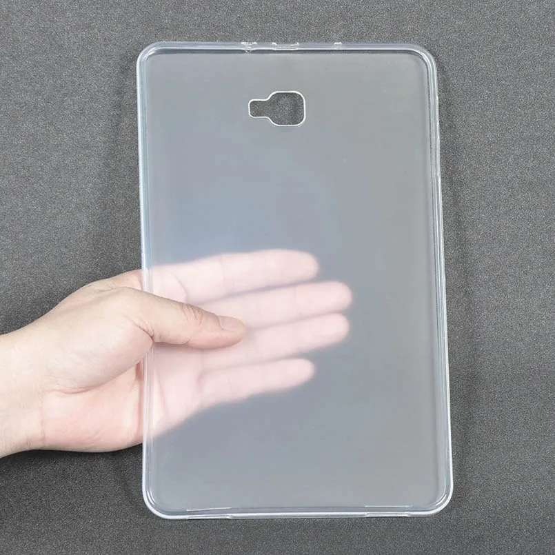 Case for Samsung Galaxy Tab A6 10.1 2016 SM-T580 SM-T585 Soft TPU Cover for 10.1inch Samsung SM-T580 SM-585 Tablet Cases Protective Shell+Gift 4