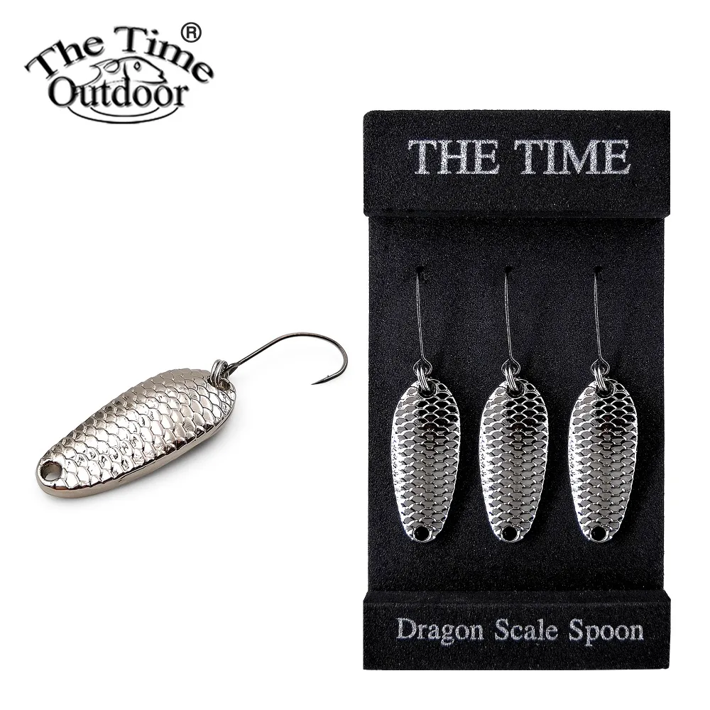 THETIME 2018 новые приманки 3 шт./коркор. металлические для форели с крючками 5 г 28 мм