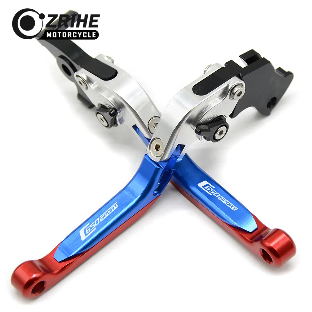 LOGO(C650Sport ) For BMW C650Sport 2015 2016 2017 CNC  Adjustable Foldable Extendable Motorbike Brakes Clutch Levers