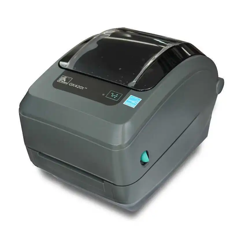 Оригинальный настольный принтер штрих кода zebra GK420t 203 точек/дюйм для печати