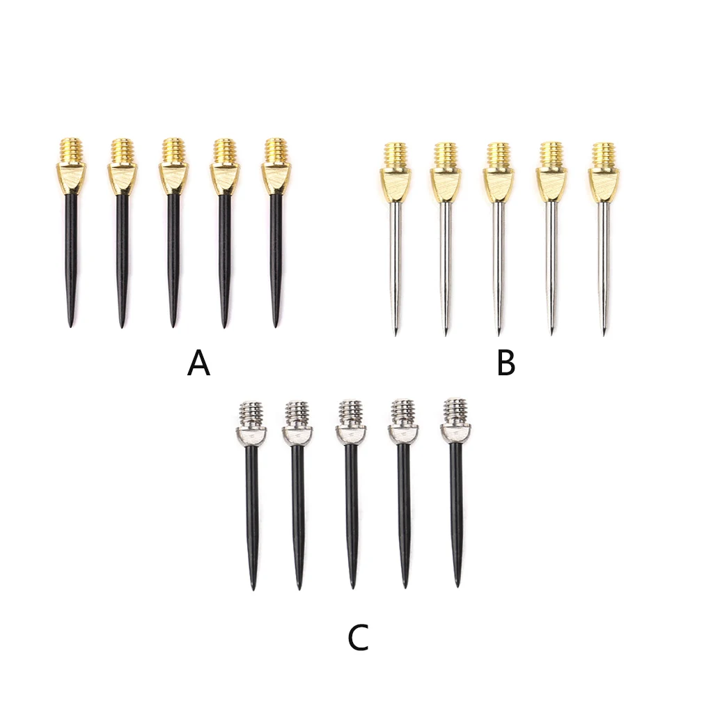 

6pcs Professional Replaceable Dart Steel Tip 2BA Thread Darts Needle Accessories