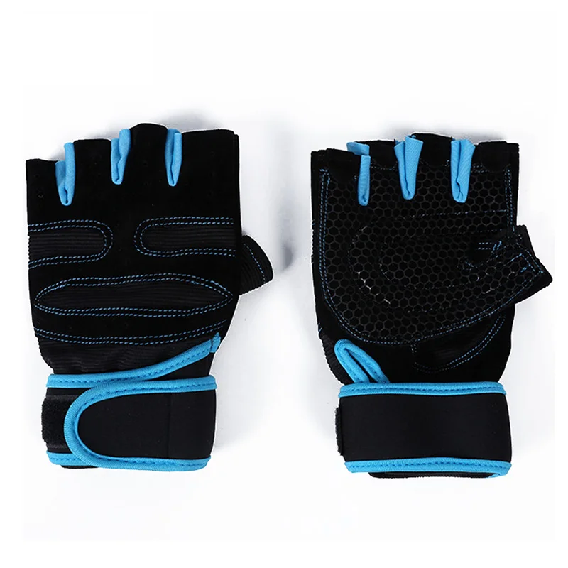 

New 1 Pair Weight Lifting Glove Half Finger Anti-skid Gym Training Fitness Gloves Workout Sports Gloves XD88