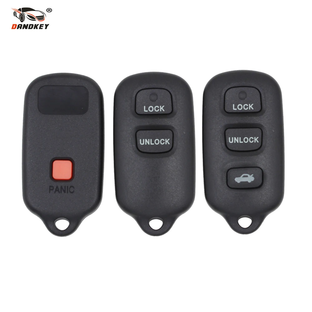 DANDKEY 2 + 1 3 4 кнопки дистанционного ключа оболочки чехол без для TOYOTA RAV Cruiser 4Runner Camry