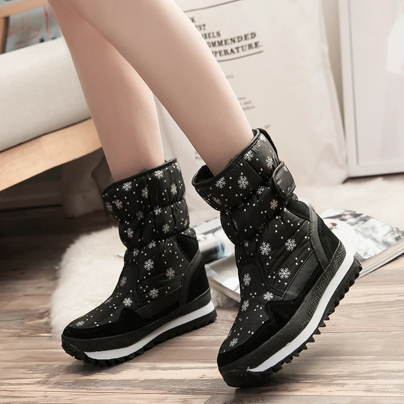 

Snow boots, winter, velvet, thickening, snow, anti slip, thick bottomed boots, waterproof, antiskid and warm cotton shoes