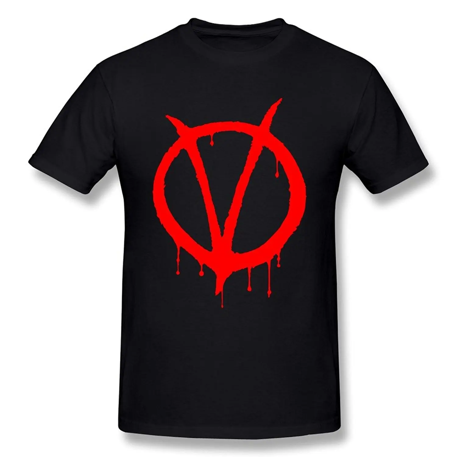 2017 New 100% Cotton T Shirts Premium Men CaiTian Men's V For Vendetta ...