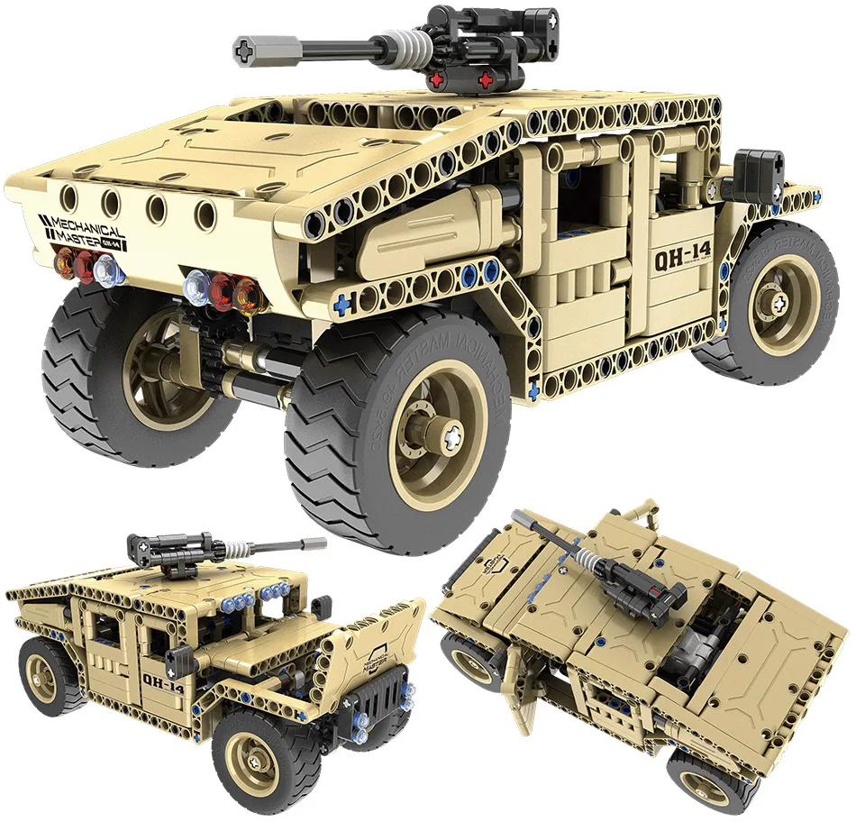 Technic RC управление БПЛА дорожный боевой танк автомобиля строительные блоки совместимы с SWAT WW2 военные оружие кирпичи дети мальчики игрушки