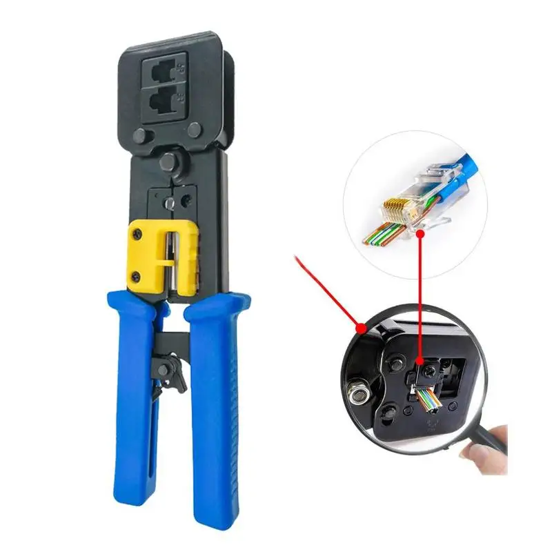 EZ RJ45 щипцы инструменты для Cat5 Cat5e Cat6 Cat6a вилки Ez Rj45 вилки разъем