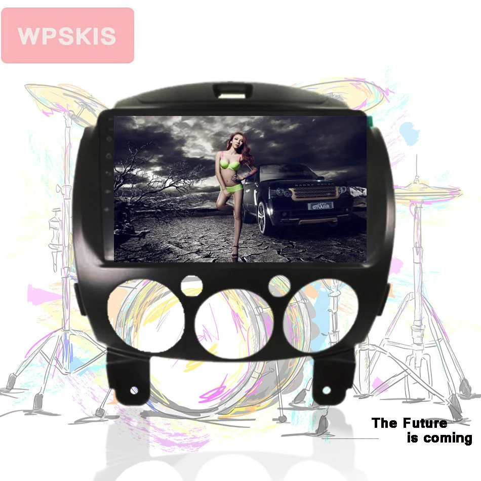 

Android 10.0 RAM 4GB 64GB Car GPS DVD Player for mazda 2 Radio Screen for mazda 2 android For Mazda2 2007-2014 GPS Head unit