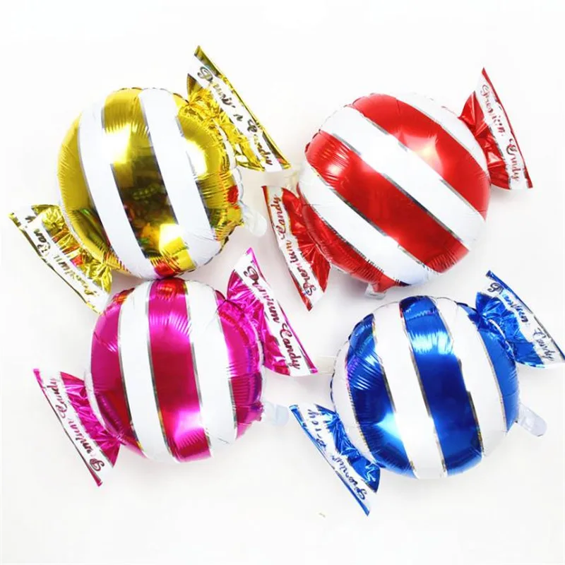 

JUST DO IT Striped candy 3D Foil balloons Birthday party decorations kids adult Toy balloon Bar Wedding Decoration anniversaire