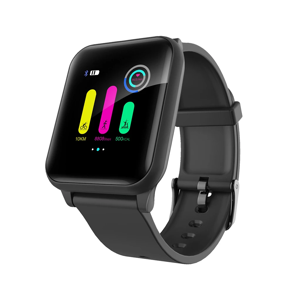 smartwatch with heart rate monitor and sleep tracker