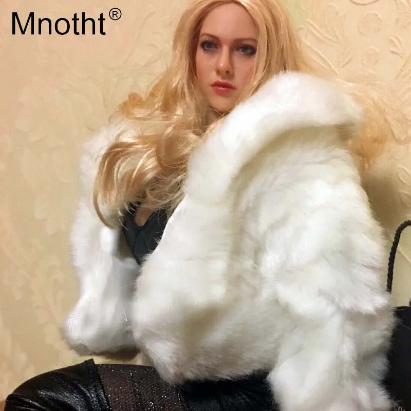 Mnotht 1/6 Весы белый Мех животных пальто солдат Одежда для jodoll Phicen playtoy UD женский Средства ухода за кожей модель