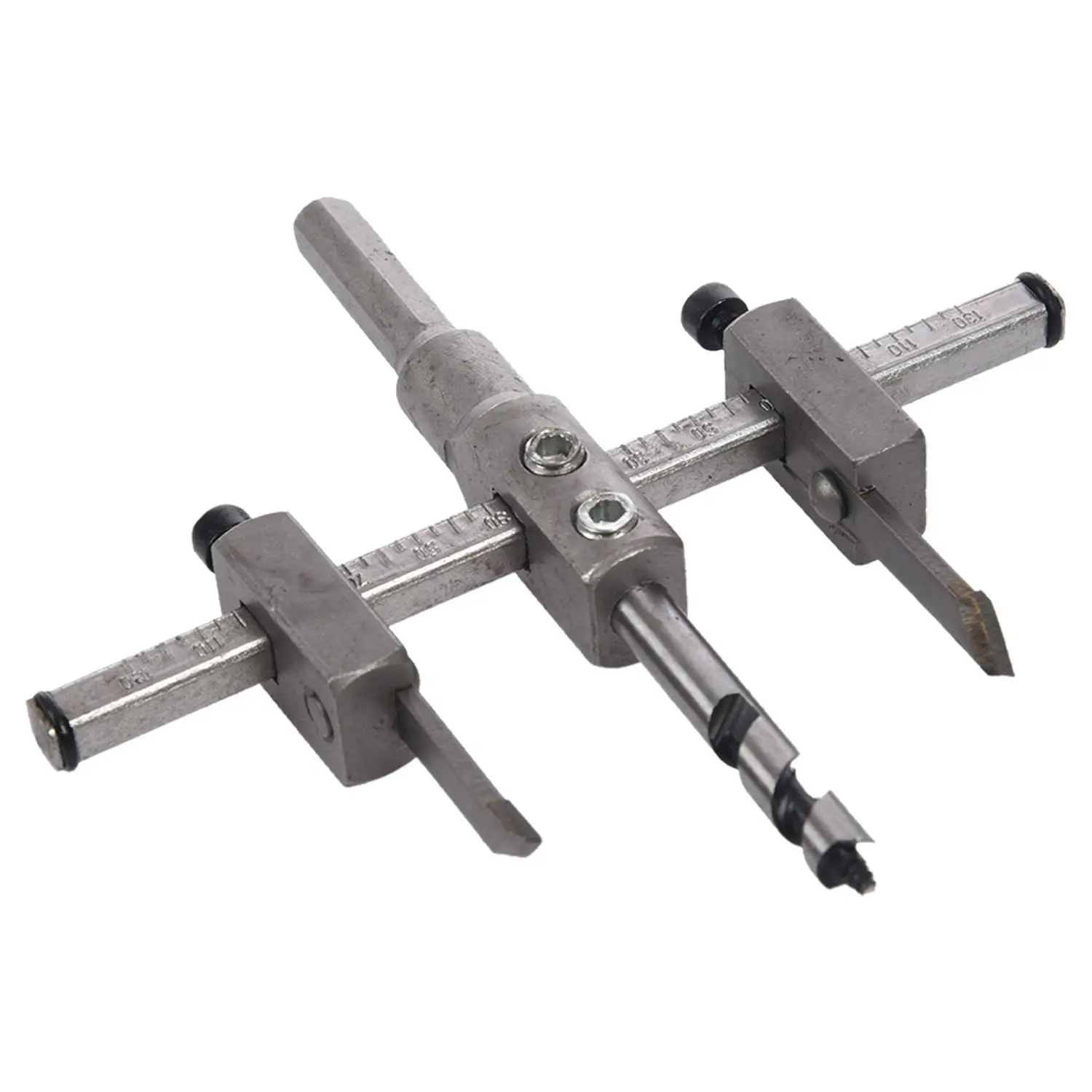 DSHA Handy Adjustable Metal 30mm 120mm Circle Hole Saw Drill Bit Cutter