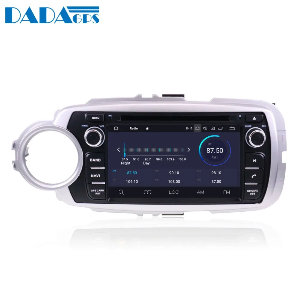 Автомагнитола PX5 мультимедийный DVD плеер с GPS навигацией Android 9 0 4 + 32 ГБ для Toyota Yaris