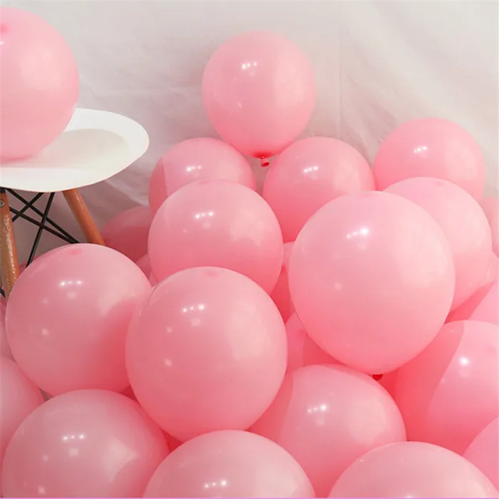 10 шт 12 дюймов 2,2 г розовые латексные шары в Горошек белые надувные воздушные шары Свадебные украшения детские товары для вечеринок на день рождения - Цвет: 2.2g D4 RoseRed