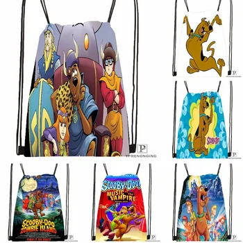 

Custom Scooby Doo Team Up Drawstring Backpack Bag Cute Daypack Kids Satchel (Black Back) 31x40cm#180531-04-51