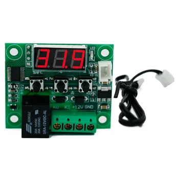 

W1209 DC12V Digital Cool Heat temp Thermostat Thermometer Temperature Control Switch Module On/Off -50-110C 30%off