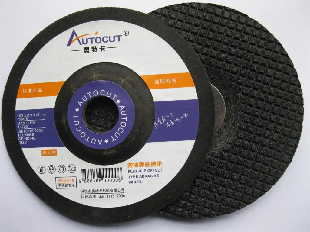 WA80T27 type grinding scales sheet cut resin book super abrasive wheel