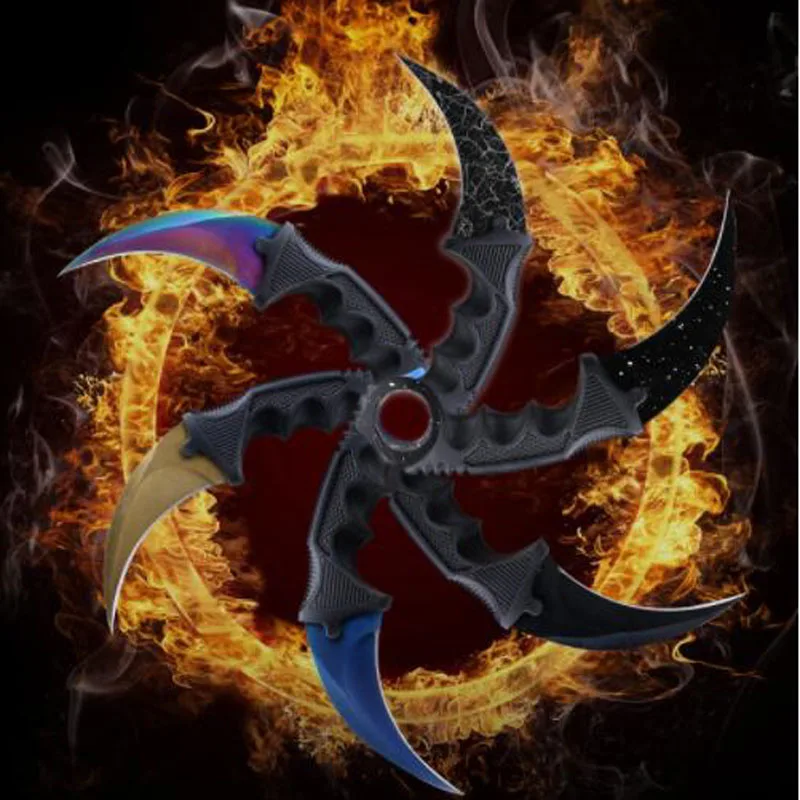 

1pcs CS GO Tactical Claw Neck Knife 440C Steel Camp Hike Outdoor Camping Self Defense Offensive Hunting Survival Tools Knives