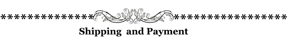 shipping and payment