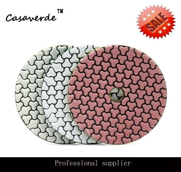 

DC-SD3PP02 super diamond dry 3 step polishing pads for stone