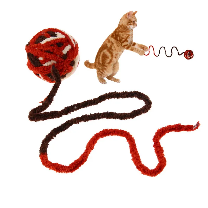 5 5/6 см кошка игрушка мяч для питомца собака котенок длинный хвост пушистый
