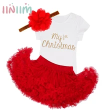 3Pcs NewBorn Baby Clothes Autumn/Winter Summer Cotton Baby Rompers Next Kids Infant Clothes Sets Christmas Baby Girls Costume