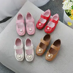 2019 обувь для девочек для детей обувь принцессы Весенняя Детская мода Горох обувь вечерние партии школьная обувь кроссовки