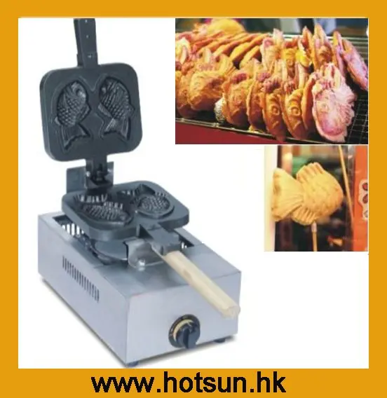 

New Stainless Steel Gas Japanese Taiyaki Fish-Shaped Hot Cake Maker